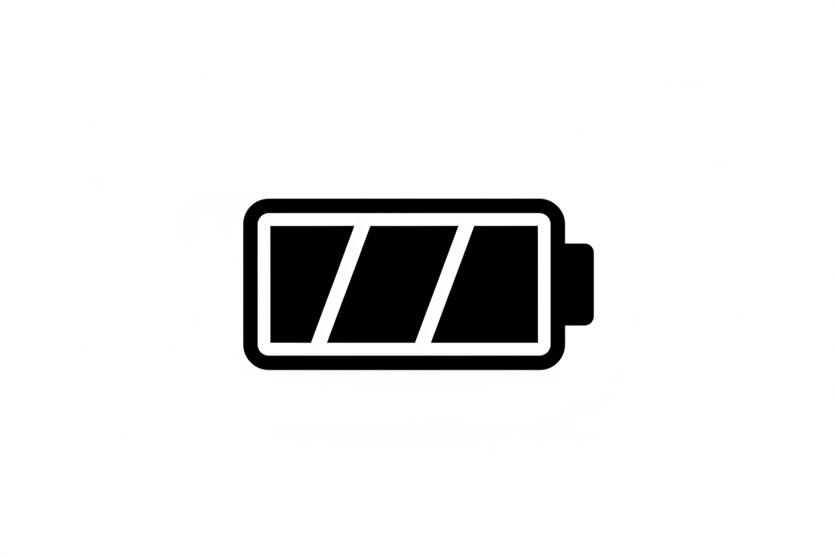 battery icon black